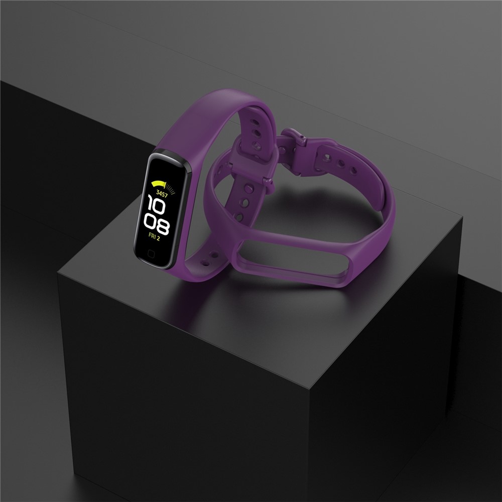 Wholesale Smart Watch Band Silicone Wrist Strap Replacement for Samsung  Galaxy Fit2 SM-R220 - Dark Purple from China | TVC-Mall.com
