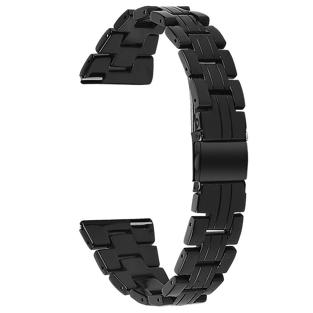 Light Weight Colorful Stylish Resin Watch Band for Huami Amazfit Youth/Sports Smart Watch 22mm - Black-1