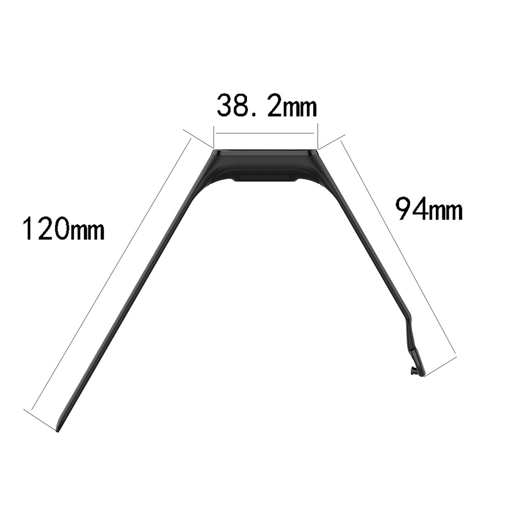 Smart Watch Band Silicone Wrist Strap for Samsung Galaxy Fit2 - Black-3