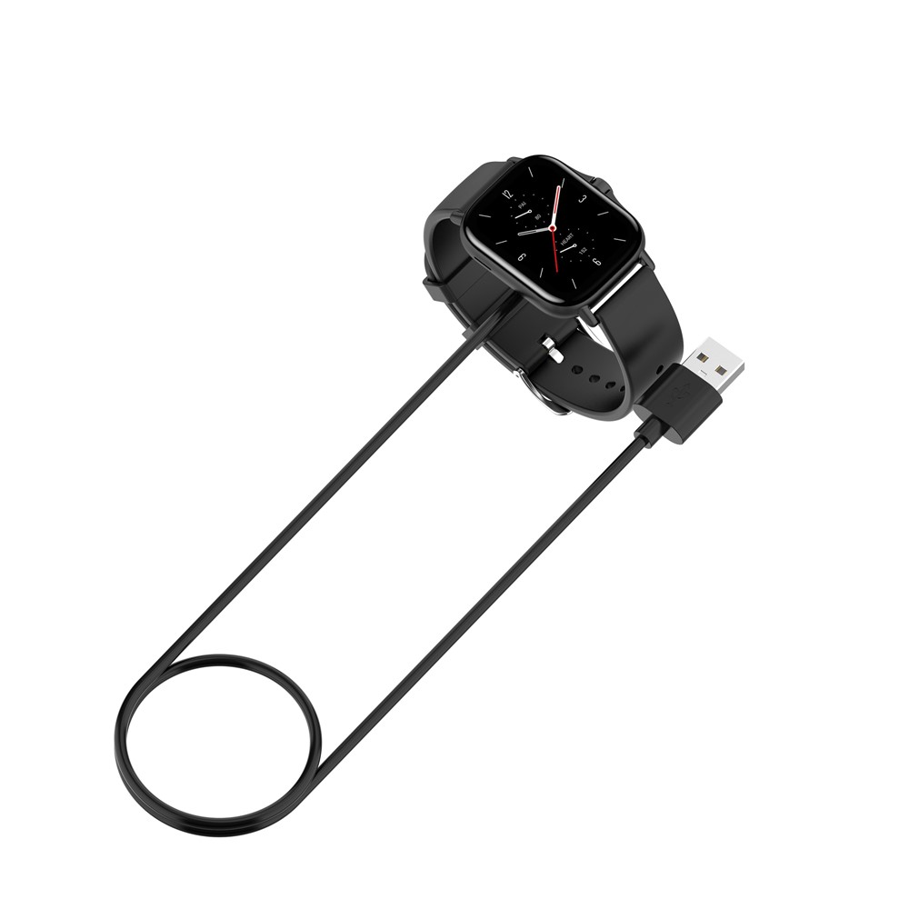 1.0M Magnetic USB Charging Cable Smart Watch Charger for Huami Amazfit GTR2/GTS2/BIPU/Pop - Black-8