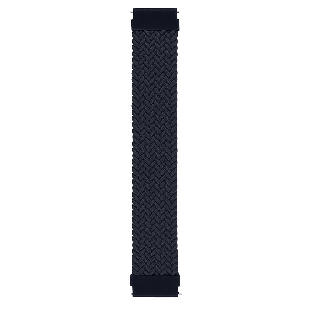 Elastic Nylon Watch Band Replacement Easy Adjustable for Samsung Galaxy Watch 3 41mm/Watch GT2 42mm/Garmin Forerunner 245/Huami Amazfit GTS 2 - Black (S)-3