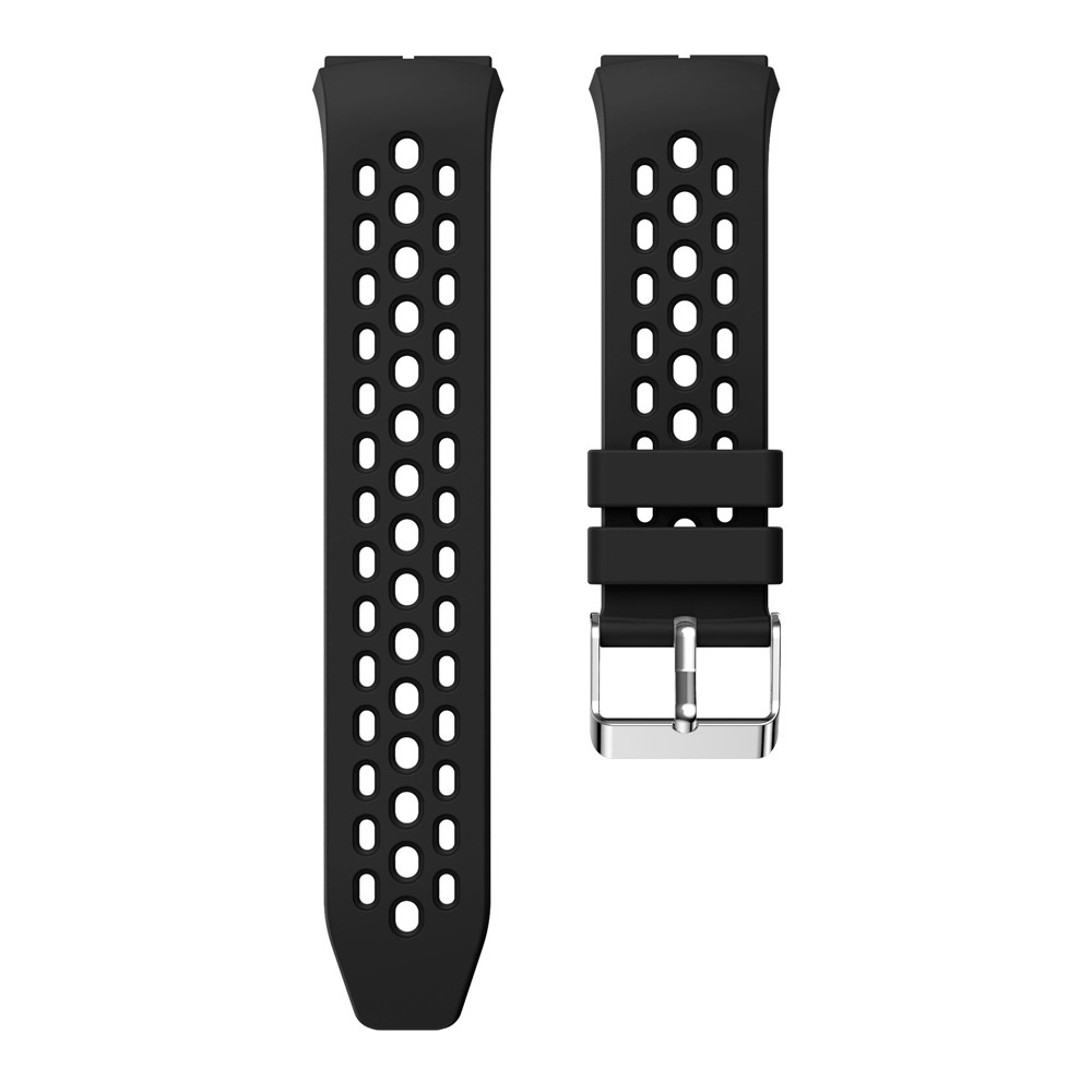 22MM Soft Silicone Watch Band Strap Replacement for Huawei Watch GT 2e - Black-4
