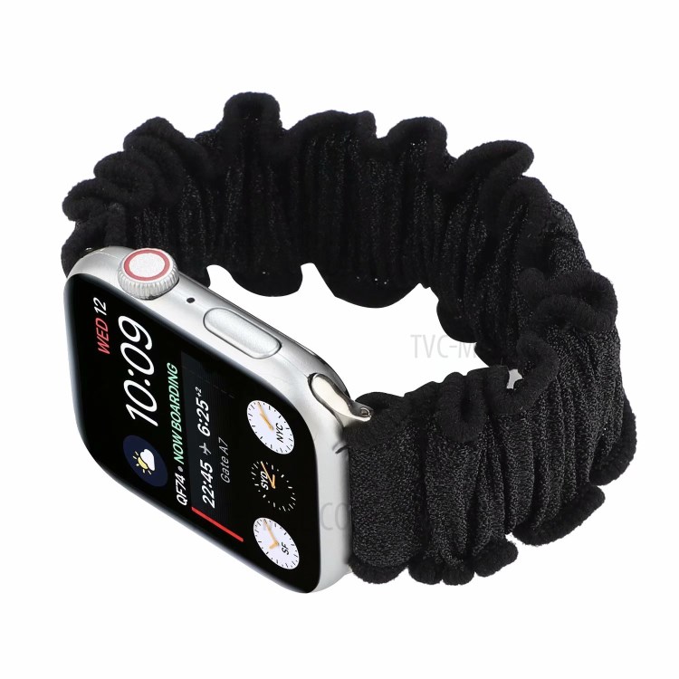 Hair Band Design Watch Strap for Apple Watch 6/5/4/SE 40mm / Watch Series 1/2/3 38mm - Black-3