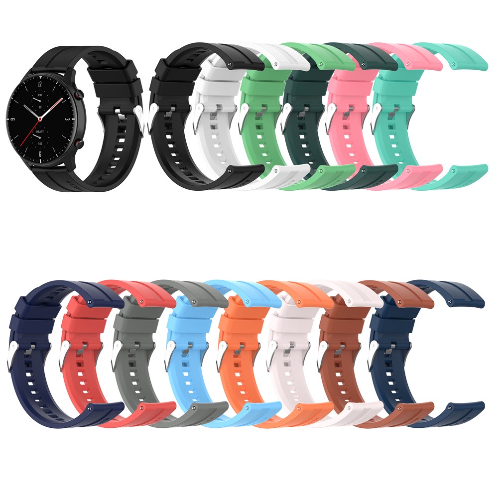 22mm Silicone Watchband Replacement Watch Strap for Huami Amazfit GTR 2e/GTR 2 - Black-13