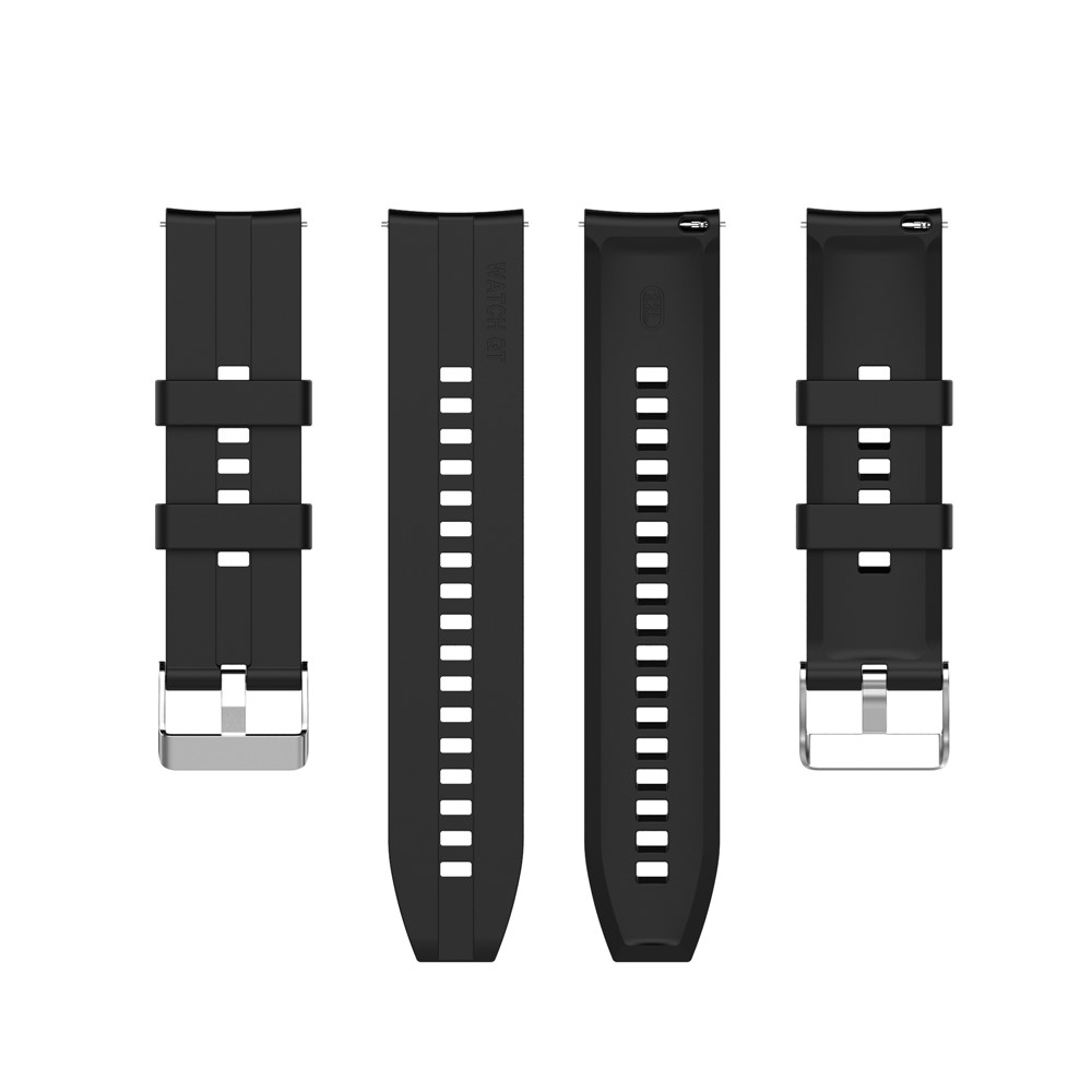 22mm Silicone Watchband Replacement Watch Strap for Huami Amazfit GTR 2e/GTR 2 - Black-3