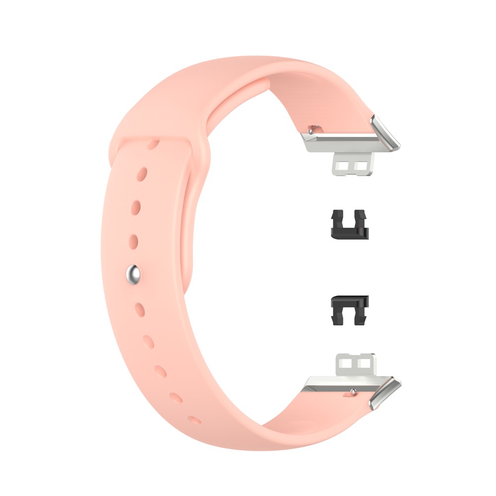 Wholesale Solid Color Silicone Adjustable Watch Band Strap Replacement for Huawei  Watch Fit - Pink from China | TVC-Mall.com