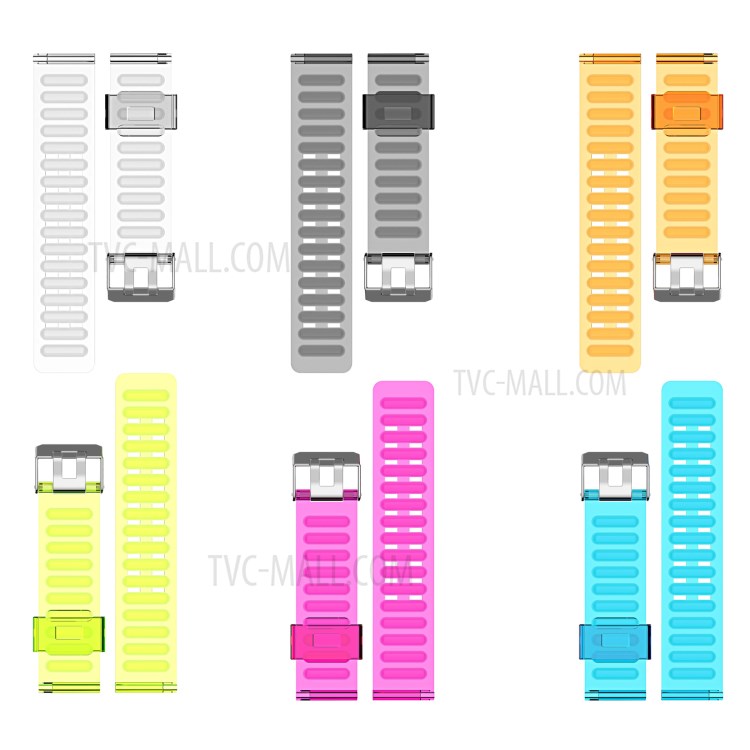 Weiche TPU Smart Watch Ersatzgurt Für Samsung Galaxy-Uhr Active1 / 2, Huawei-Uhr GT 2 42mm Usw. - Transparent-4
