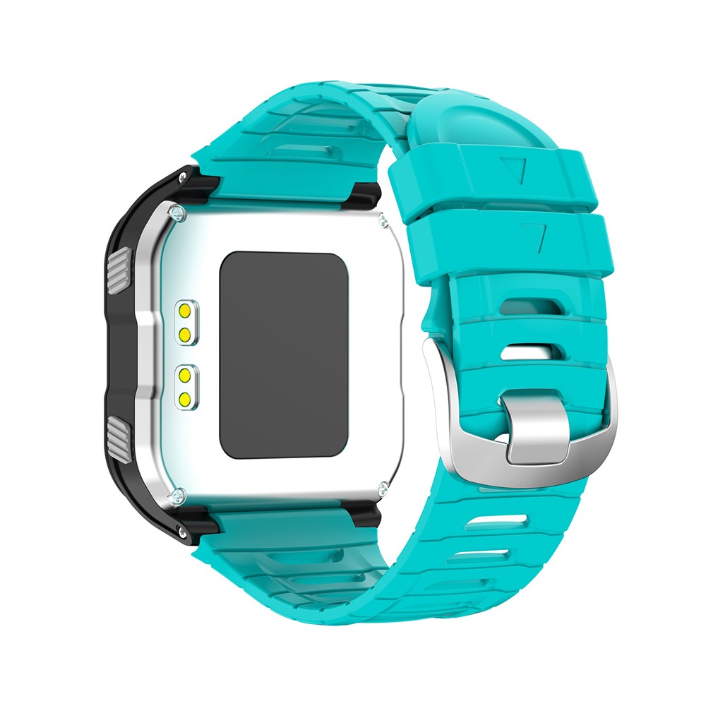 Soft Silicone Wristband Watch Strap with 2 Screwdrivers for Garmin Forerunner 920XT - Teal Blue-1
