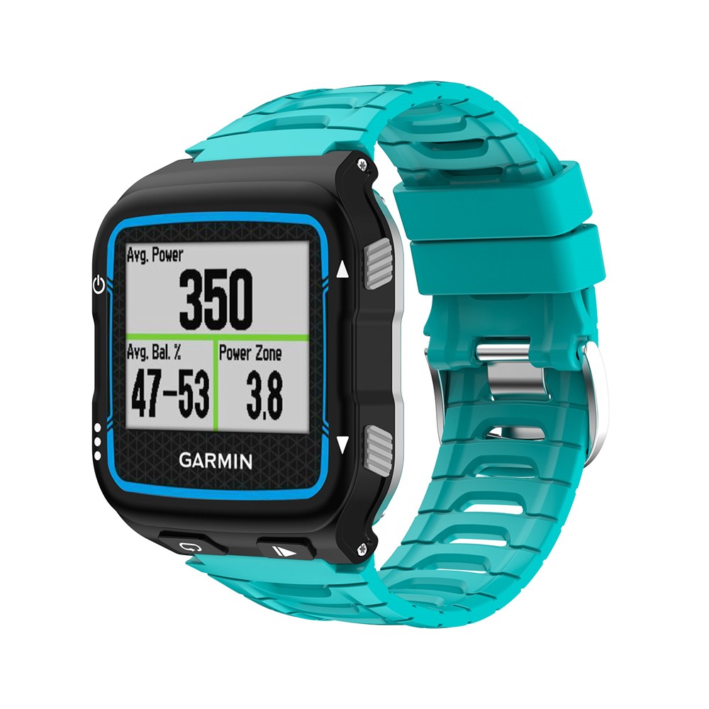 Soft Silicone Wristband Watch Strap with 2 Screwdrivers for Garmin Forerunner 920XT - Teal Blue-2