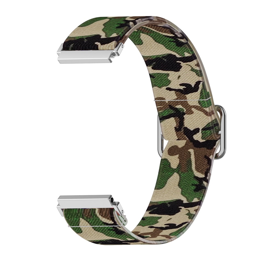 20mm Nylon Watch Band Replacement Watchstrap for Samsung Galaxy Watch Active/Active 2 - Camouflage Green-5