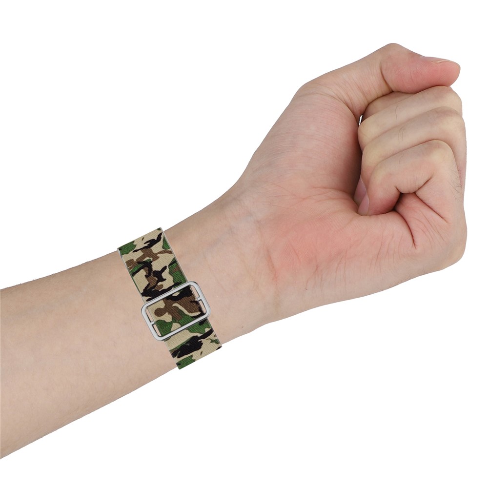 20mm Nylon Watch Band Replacement Watchstrap for Samsung Galaxy Watch Active/Active 2 - Camouflage Green-6