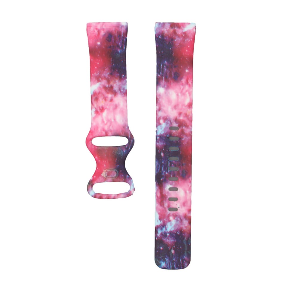 Pattern Printing Design Silicone Watch Band Strap Replacement Size S for Fitbit Versa 3 - Style A-2