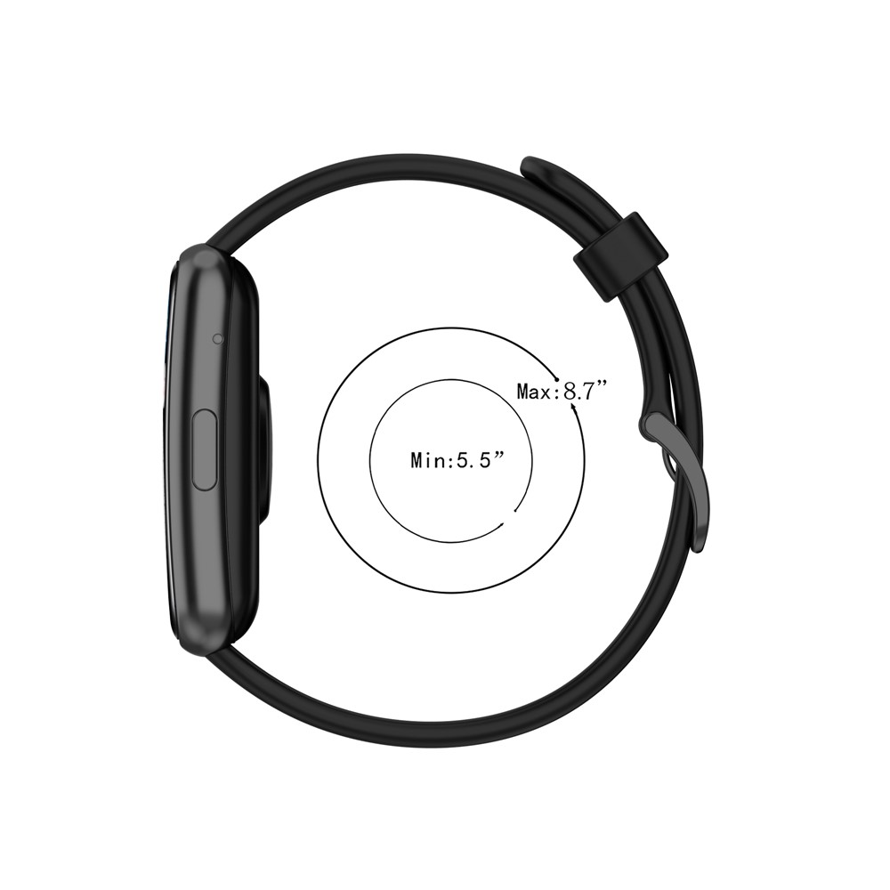 Silicone Solid Color Watch Strap for Huawei Watch Fit(TIA-B09/TIA-B19) - White-11