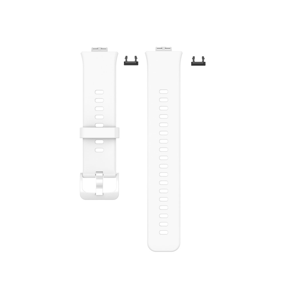 Silicone Solid Color Watch Strap for Huawei Watch Fit(TIA-B09/TIA-B19) - White-6