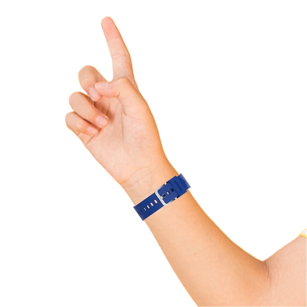 Flexible Silicone Watch Strap with Screwdrivers for Huawei Children's Watch 4X - White-10