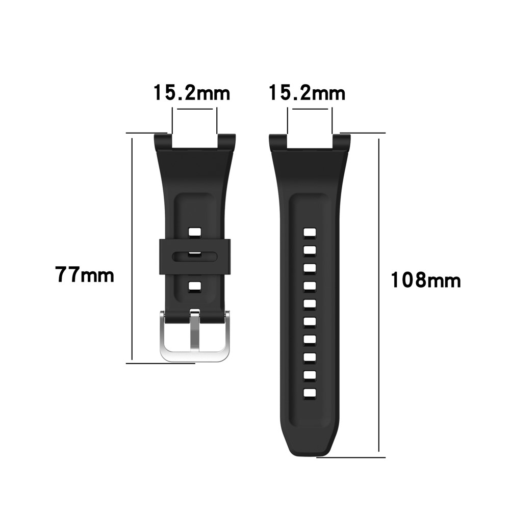 Flexible Silicone Watch Strap with Screwdrivers for Huawei Children's Watch 4X - White-11