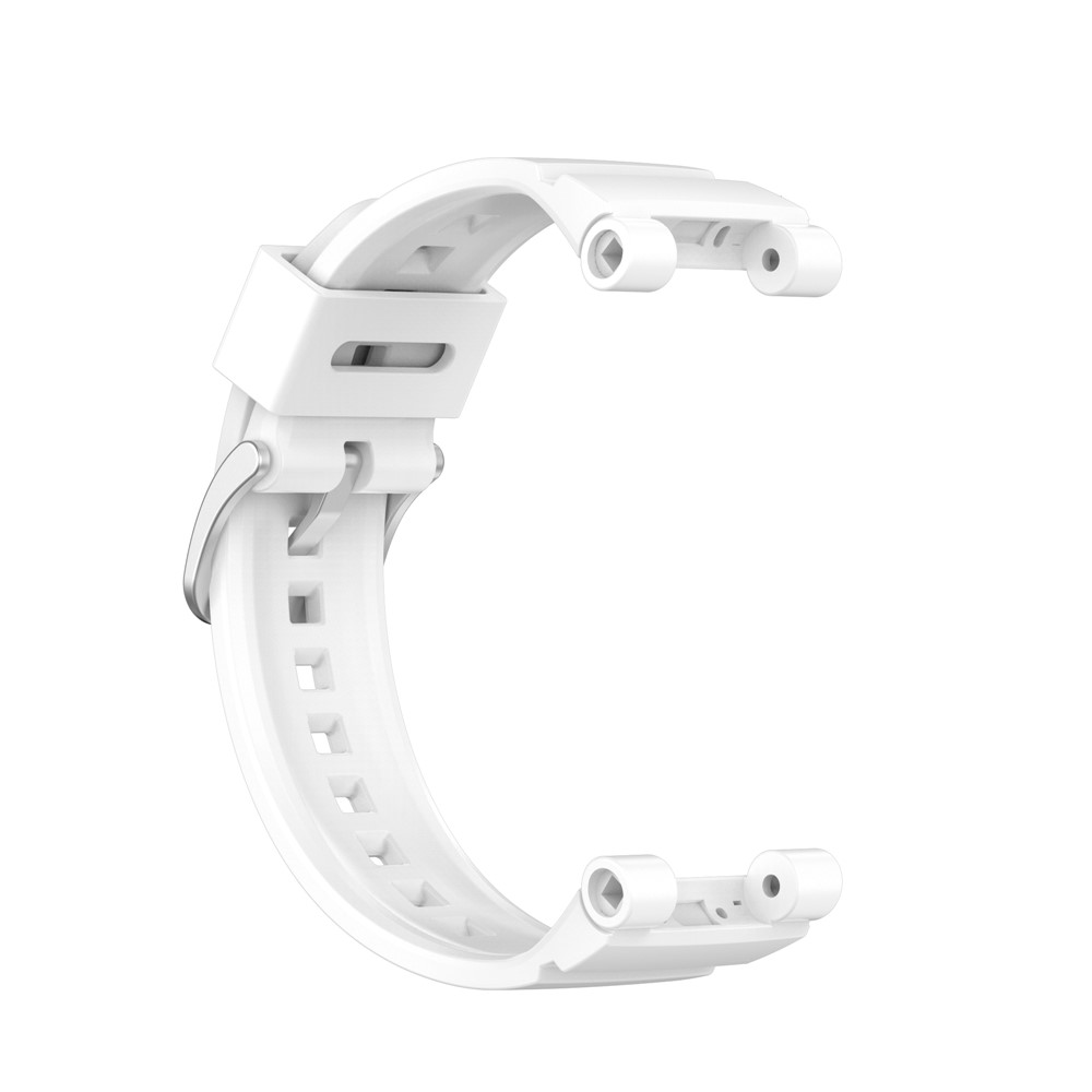 Flexible Silicone Watch Strap with Screwdrivers for Huawei Children's Watch 4X - White-2