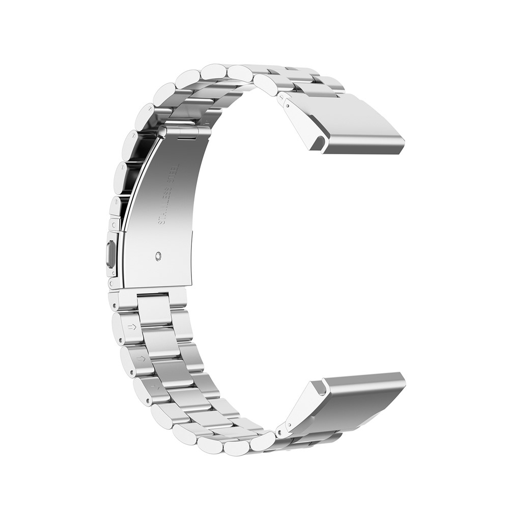 Three Beads Stainless Steel Replacement Wrist Strap Watch Band for Garmin Fenix 6 - Silver-3