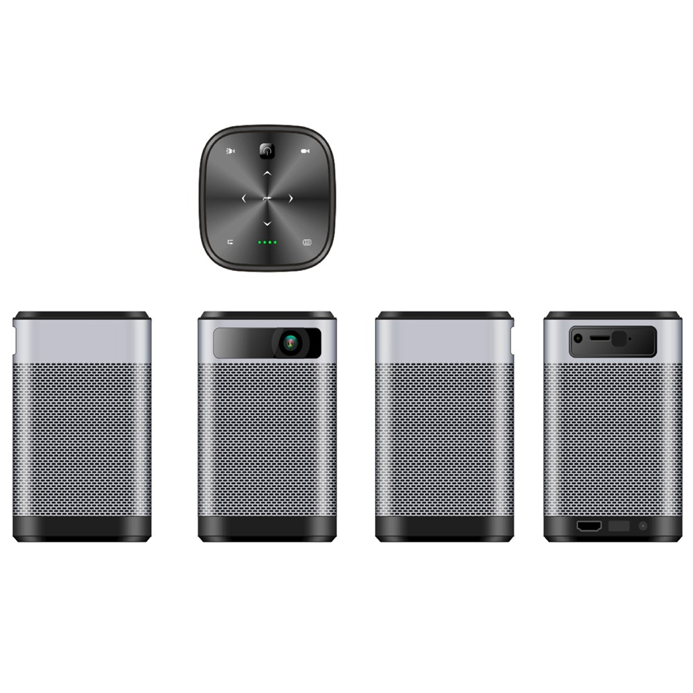 L2 Mini DLP Projector 480P Wireless Screen Mirroring 4500 Lumens Home Theater Beamer - US Plug-10