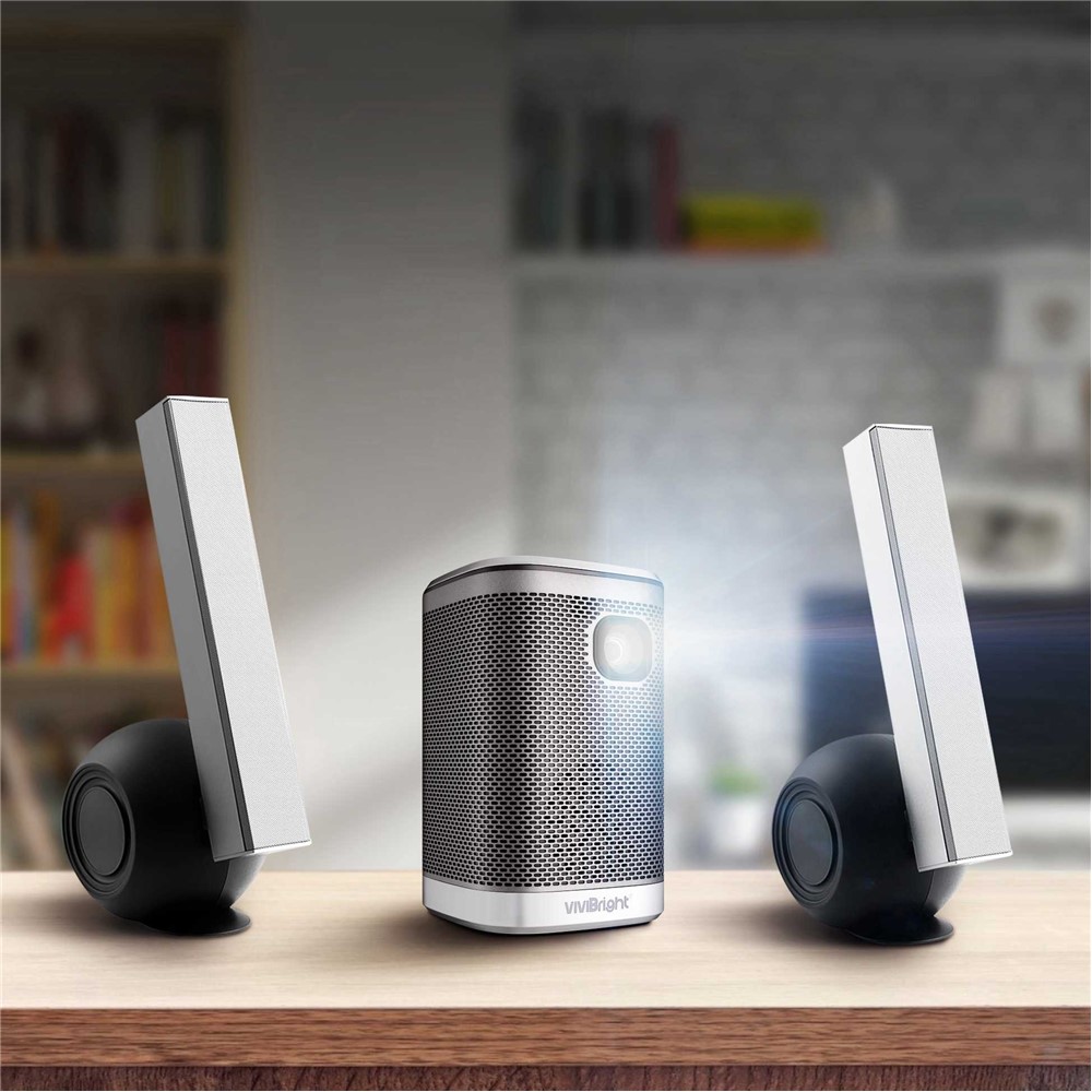 L2 Mini DLP Projector 480P Wireless Screen Mirroring 4500 Lumens Home Theater Beamer - US Plug-5