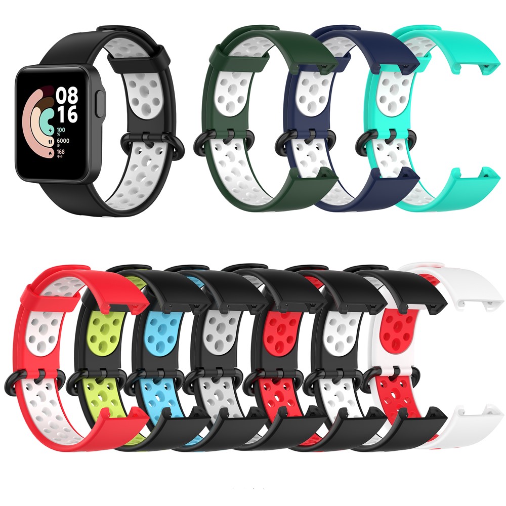 Wholesale Bi-color Silicone Smart Watch Band for Xiaomi Redmi Watch / Mi  Watch Lite - Blue/White from China | TVC-Mall.com