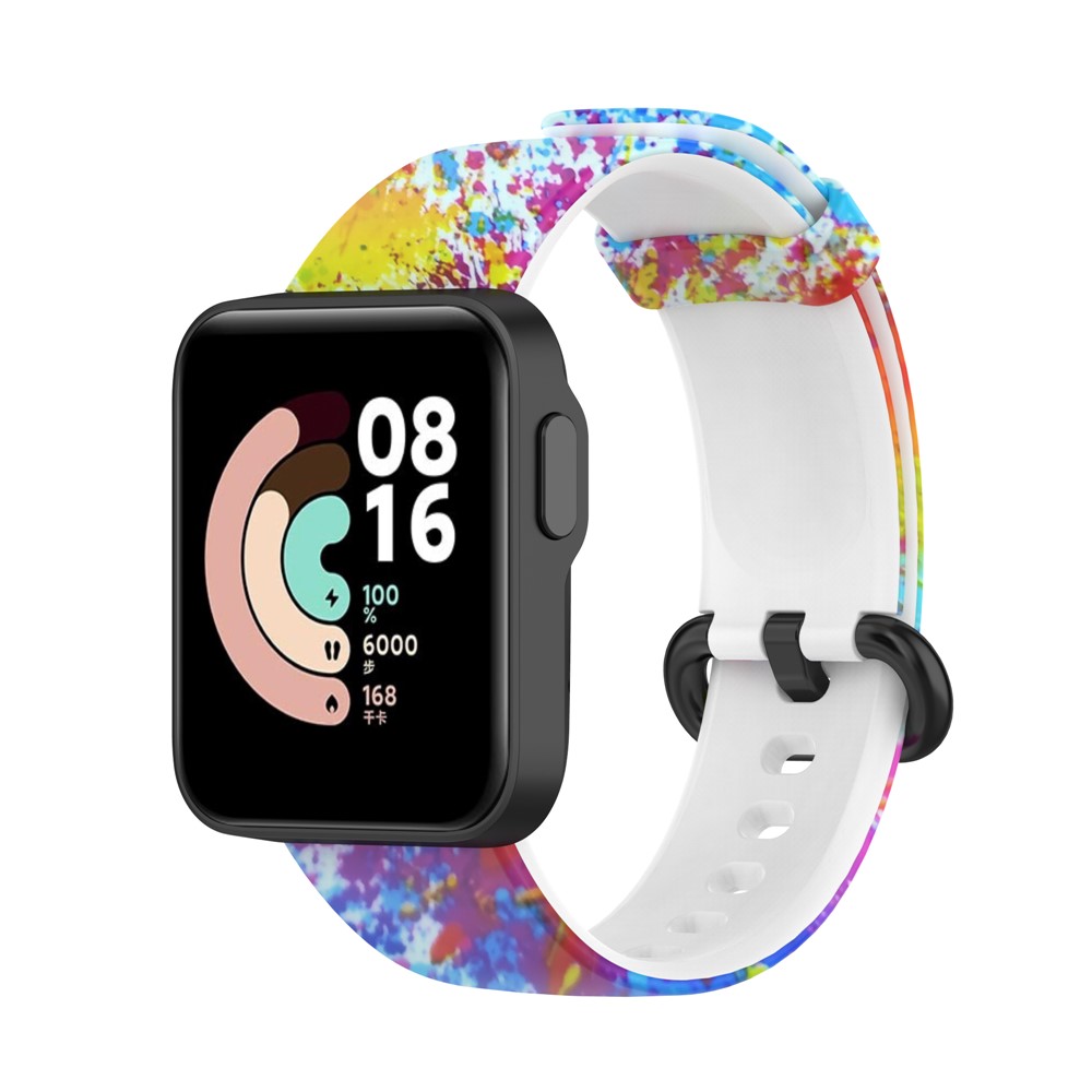 Colorful Pattern Printed Watchband Silicone Watch Strap for Xiaomi Redmi Watch / Mi Watch Lite - Colorful Print-2