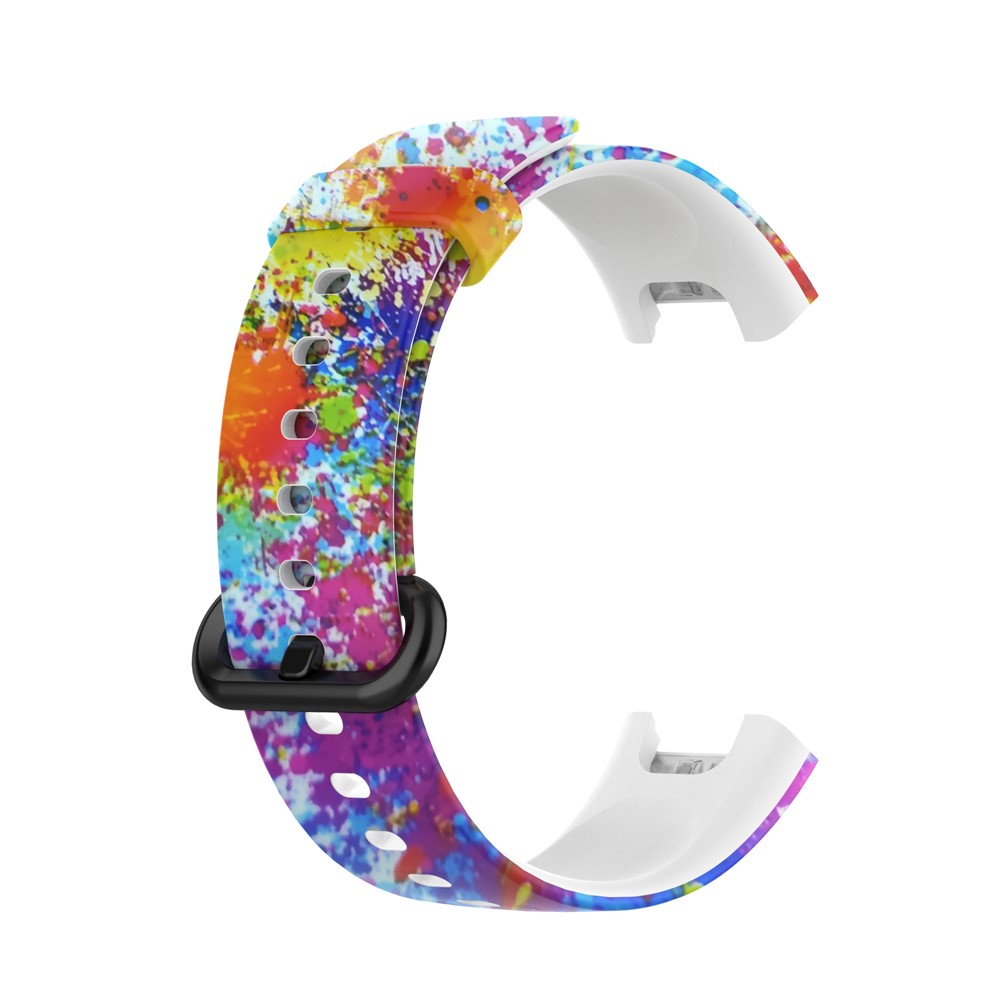 Colorful Pattern Printed Watchband Silicone Watch Strap for Xiaomi Redmi Watch / Mi Watch Lite - Colorful Print-3