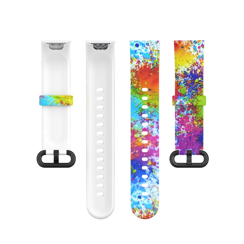 Colorful Pattern Printed Watchband Silicone Watch Strap for Xiaomi Redmi Watch / Mi Watch Lite - Colorful Print-5