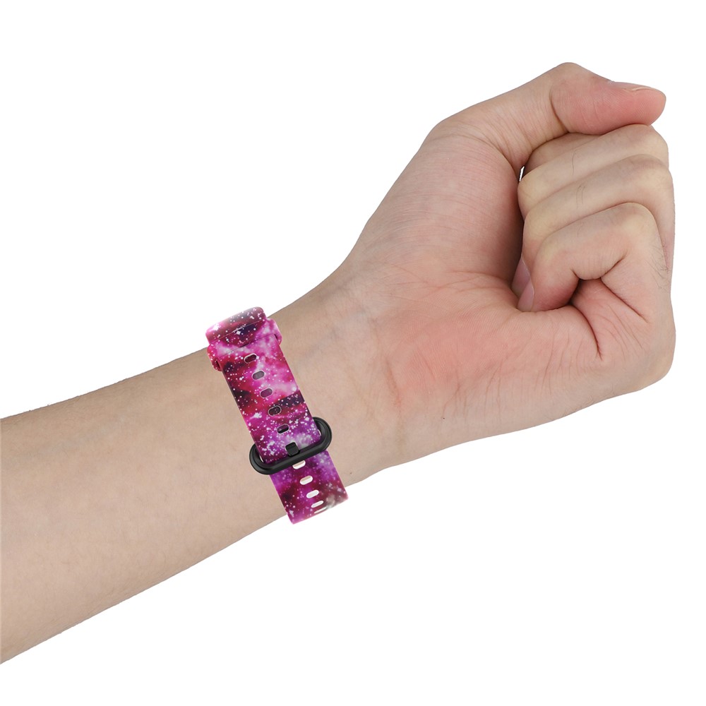 Colorful Pattern Printed Watchband Silicone Watch Strap for Xiaomi Redmi Watch / Mi Watch Lite - Colorful Print-7