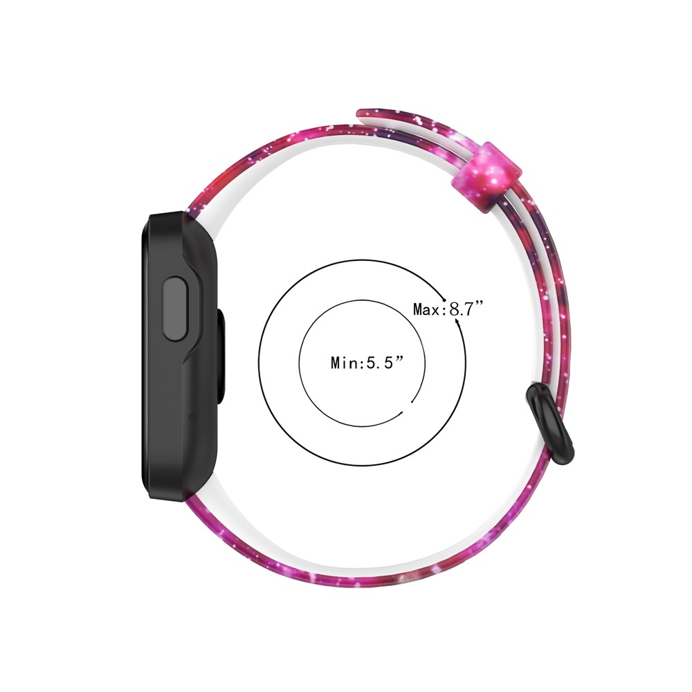 Colorful Pattern Printed Watchband Silicone Watch Strap for Xiaomi Redmi Watch / Mi Watch Lite - Colorful Print-8