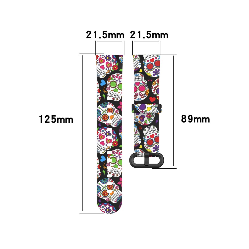 Colorful Pattern Printed Watchband Silicone Watch Strap for Xiaomi Redmi Watch / Mi Watch Lite - Colorful Print-9