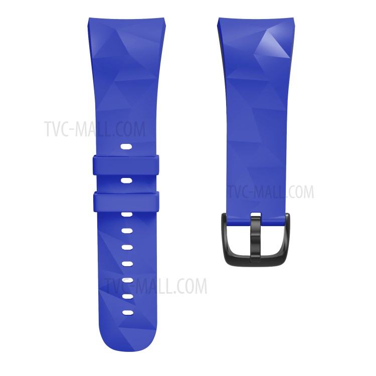 Two Color Adjustable Watchband Smart Watch Strap Belt Replacement for Samsung Galaxy Fit2 / Fit2 Pro - Royal Blue / Red-4