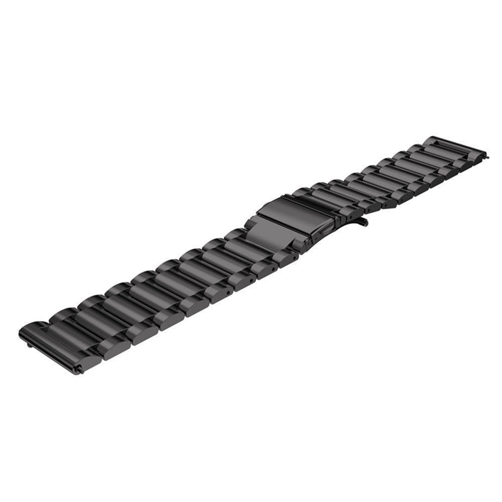 Three Beads Stainless Steel Smart Watchband Wrist Strap Replacement 22mm for Polar Vantage M/Grit X - Black-4