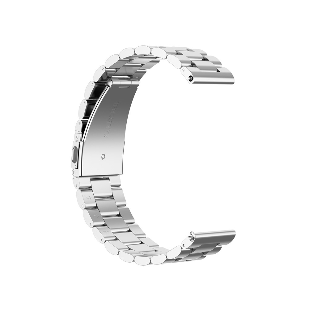Three Beads Design Replacement Stainless Steel Watchband Strap 22mm for YAMAY SW022/Imilab KW66 - Silver-3