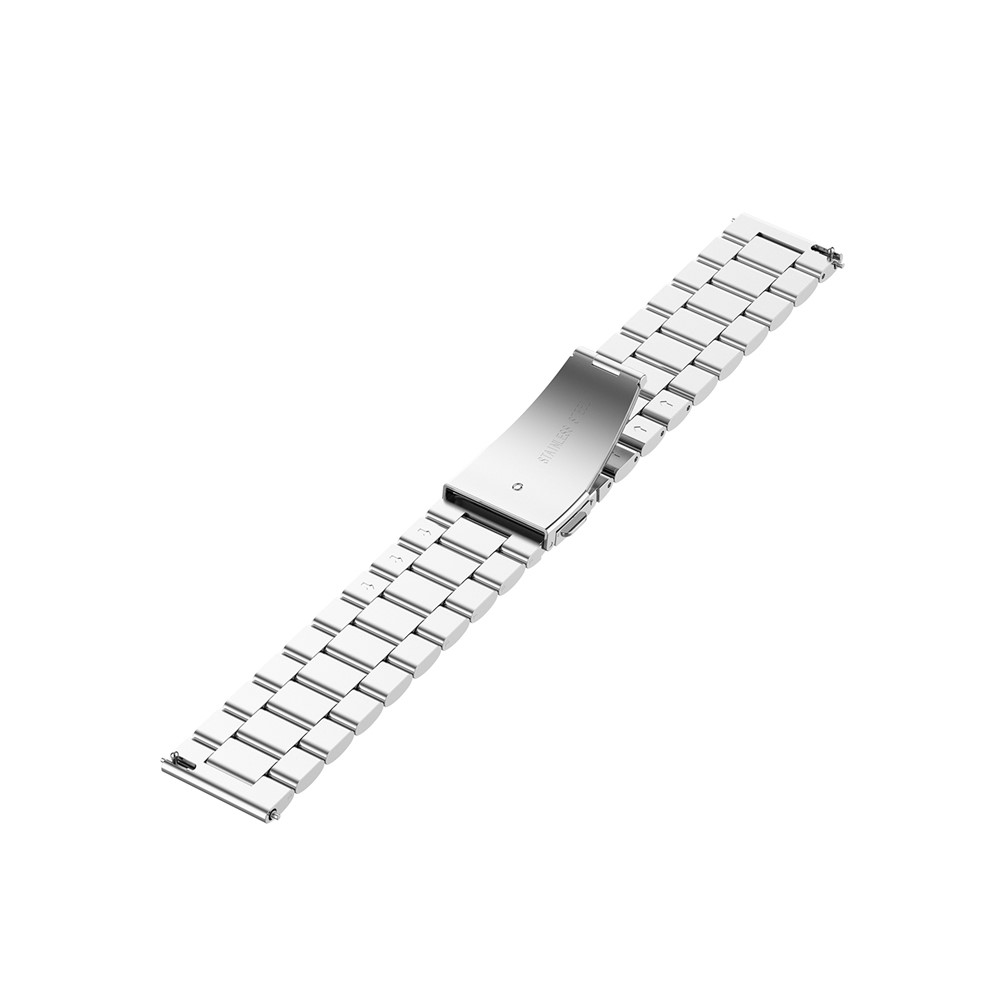 Three Beads Design Replacement Stainless Steel Watchband Strap 22mm for YAMAY SW022/Imilab KW66 - Silver-4