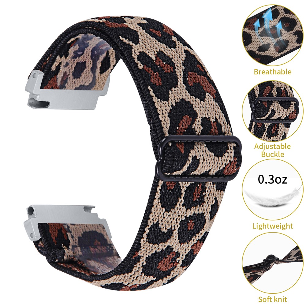 Sangle De Poignet À Montres Smart Wood Smart Woven Réglable De 20mm Pour Samsung Galaxy Watch 42mm / Galaxy Watch3 41mm / Galaxy Watch Active / Gear S2 - Style A-4