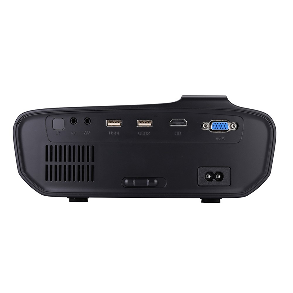 BL-69 MINI MINI LED Écran De Projecteur Affichage De La Mise En Miroir 1080p Lecture HD Home Theater Media Player Beamer - Noir-11