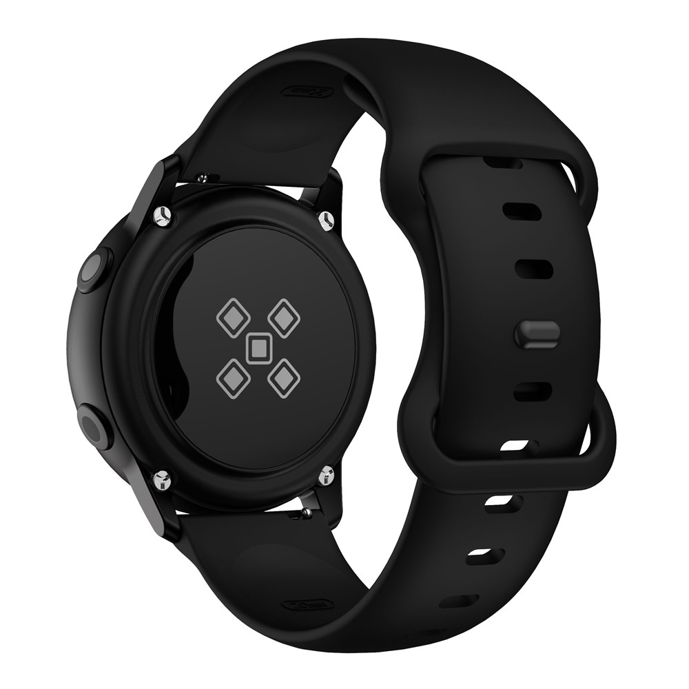 22mm Width Soft Silicone Universal Band Strap Replacement for Huawei Watch 3 / 3 Pro / Samsung Amazfit Watch Etc - Black-3