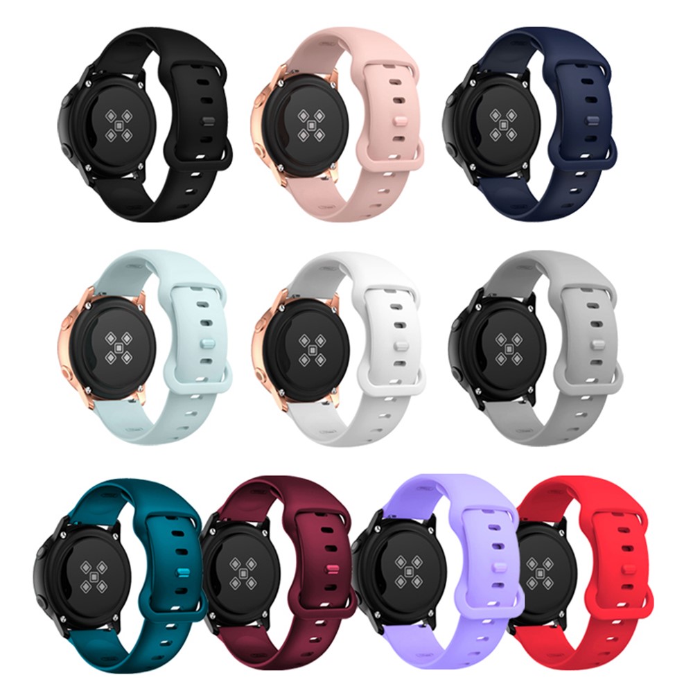 22mm Width Soft Silicone Universal Band Strap Replacement for Huawei Watch 3 / 3 Pro / Samsung Amazfit Watch Etc - Black-6