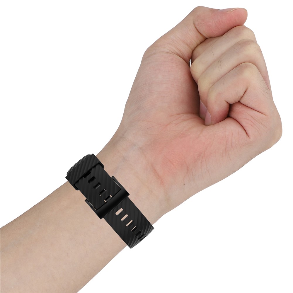 Dual Color 24mm Replacement Silicone Wrist Band Strap for Suunto Spartan Sport / Spartan Sport Wrist HR / Suunto 9 / 9 Baro / Suunto 7 / Suunto D5 - Black/Grey-8