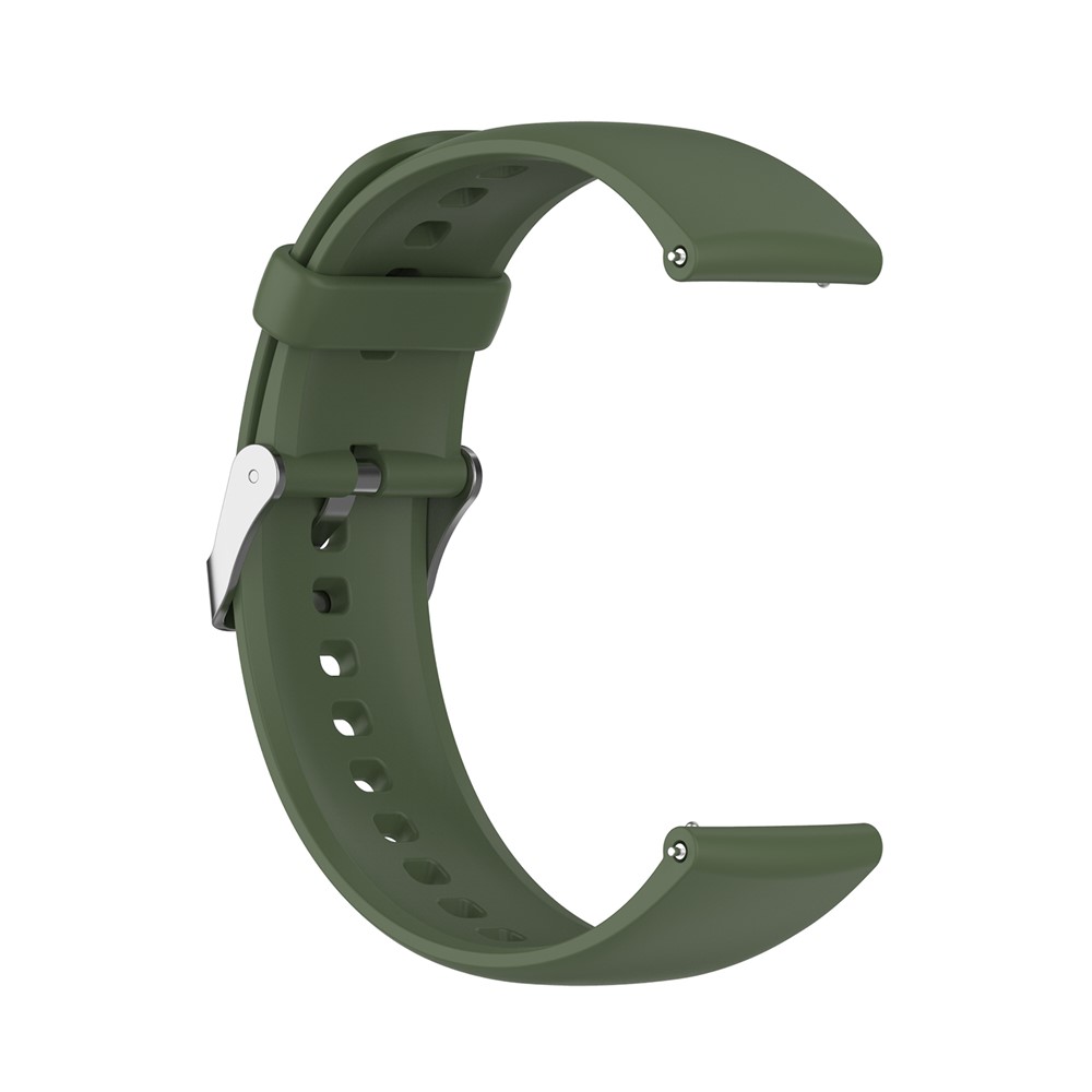 Premium Quality 22mm Sporty Silicone Waterproof Watch Band Interchangeable Strap for Huawei Watch 3 / 3 Pro / GT 2e - Dark Green-4