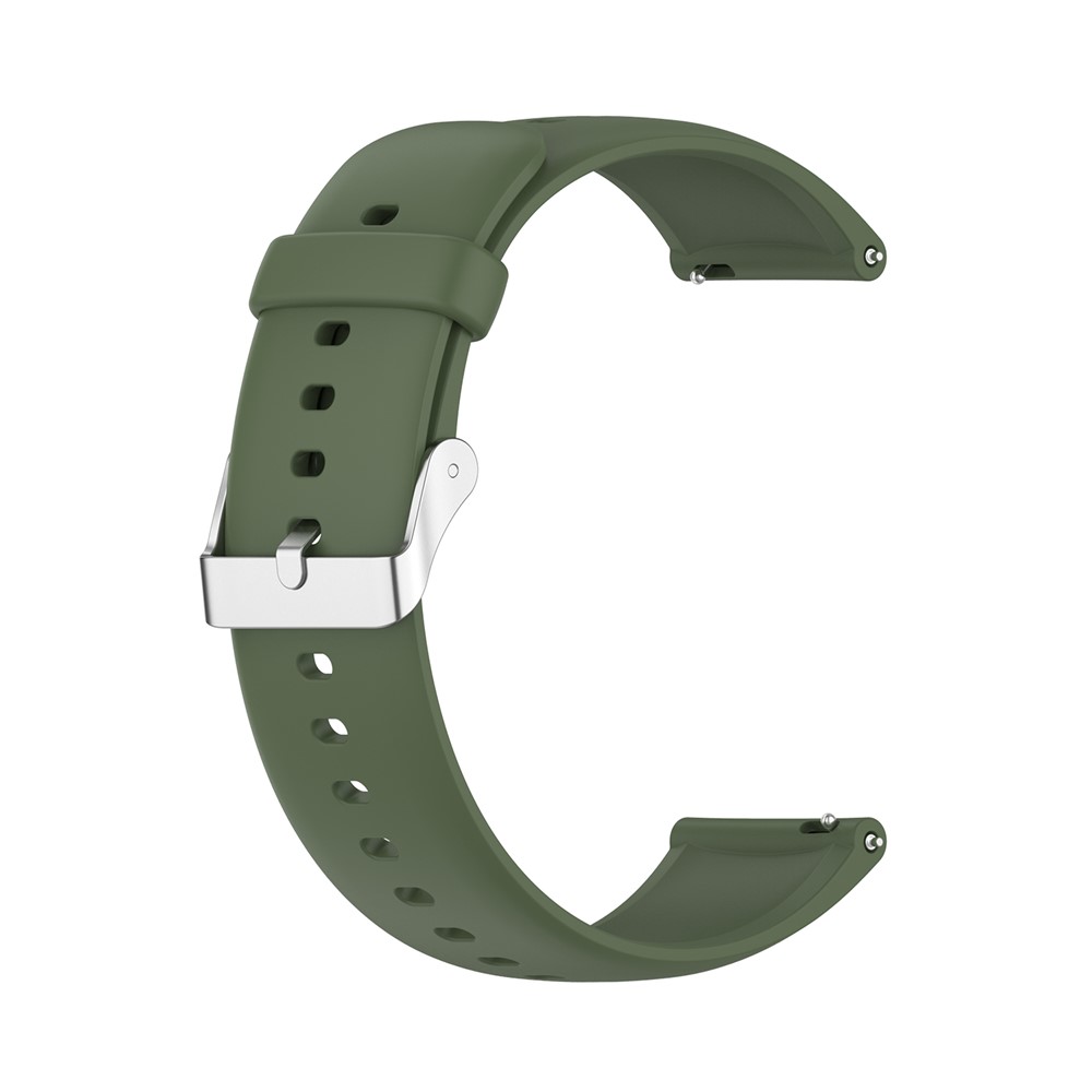 Premium Quality 22mm Sporty Silicone Waterproof Watch Band Interchangeable Strap for Huawei Watch 3 / 3 Pro / GT 2e - Dark Green-5