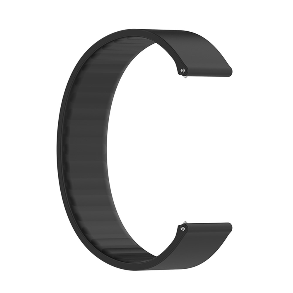 Smart Watch Silicone Wamkband Reemplazo De La Correa De La Muñeca 22mm (longitud De La Banda 170 Mm) Para Samsung Garmin Huawei Amazfit Honor - Negro-2
