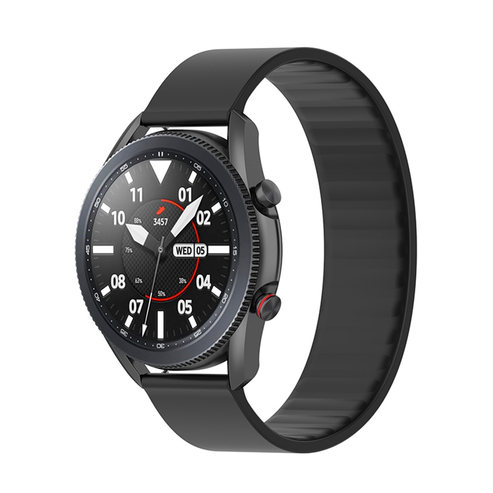 Smart Watch Silicone Wamkband Reemplazo De La Correa De La Muñeca 22mm (longitud De La Banda 170 Mm) Para Samsung Garmin Huawei Amazfit Honor - Negro-3