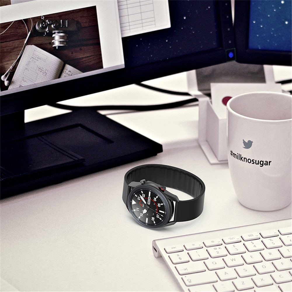 Smart Watch Silicone Wamkband Reemplazo De La Correa De La Muñeca 22mm (longitud De La Banda 170 Mm) Para Samsung Garmin Huawei Amazfit Honor - Negro-7
