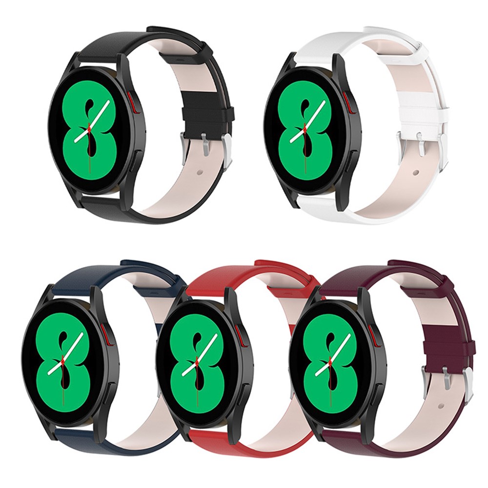 Wholesale 20mm Genuine Leather Smart Watch Band Replacement Wrist Strap