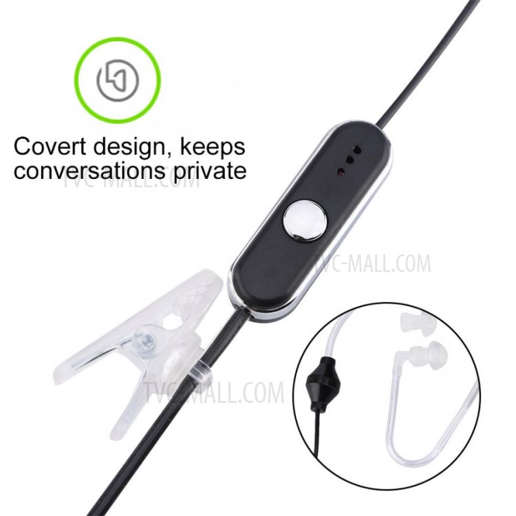 K-9 Universal 2 Pin Earphone Talkie Headset Earpiece for K Head Walkie Talkie Radio-3