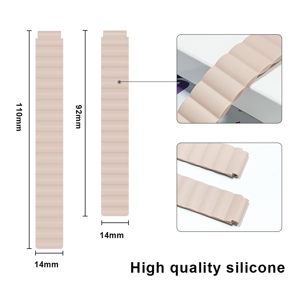 Silicone Magnetic Suction Watch Strap Replacement Wristband for Xiaomi Mi Band 5/6-5