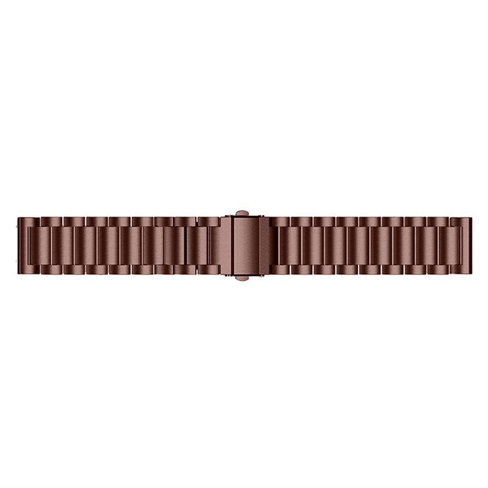 20mm 3 Beads Stainless Steel Smart Watch Band Replacement Wrist Strap for Samsung Galaxy Watch 4 40mm 44mm/Galaxy Watch 4 Classic 42mm 46mm/Galaxy Watch Active 2 40mm 42mm - Bronze-4