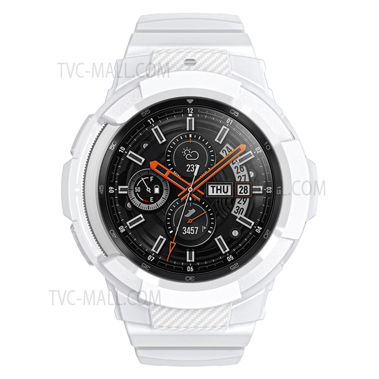 Soft TPU Watch Band Sports Bracelet Replacement Strap for Samsung Galaxy Watch4 Classic 46mm - White-3
